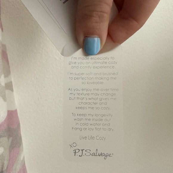 NWT PJ Salvage Women's Loungewear Peachy Oatmeal Party Tank Small - Picture 5 of 6